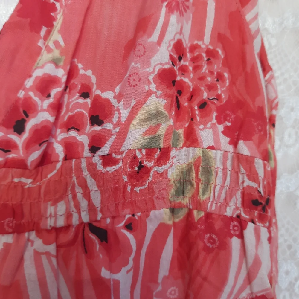 Raviya pink sundress at the front with buttons at the back with elastic size S - Picture 7 of 16